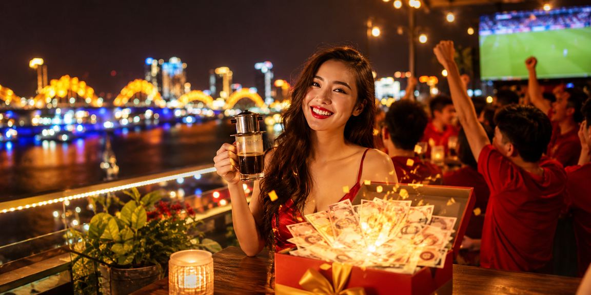 Người dùng tại Đà Nẵng thư giãn với cà phê và giải trí trực tuyến một cách cân bằng